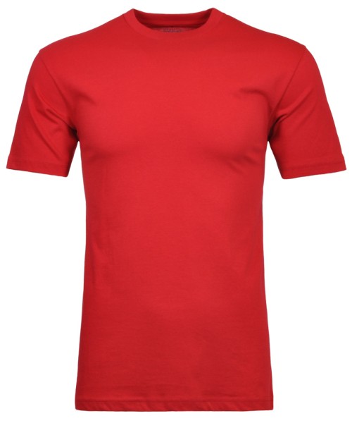 T-Shirt Extra Lang Herren von Ragman, Rundhals in Rot