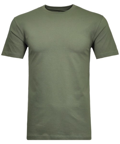 T-Shirt Extra Lang Herren von Ragman, Rundhals in Oliv