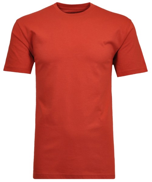 T-Shirt Extra Lang Herren von Ragman, Rundhals in Rot